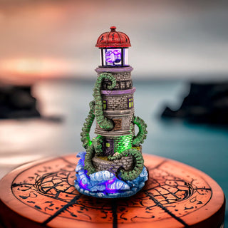 FG Square Halloween Village: Lighthouse Attack