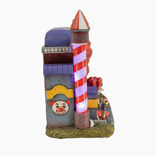 FG Square Halloween Village: Carnival Funhouse sparkle-castle