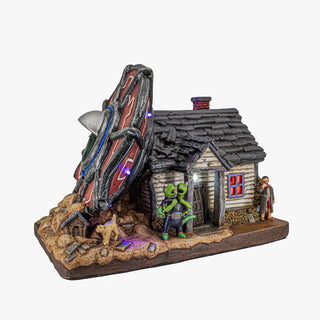 FG Square Halloween Village: No Landing Zone sparkle-castle