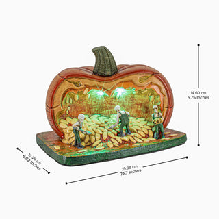 FG Square Halloween Village: Gourd Gathering Ghouls