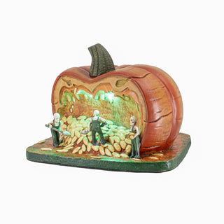 FG Square Halloween Village: Gourd Gathering Ghouls