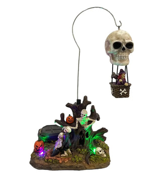 FG Square Halloween Village: Skull Balloon Ride sparkle-castle