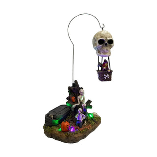 FG Square Halloween Village: Skull Balloon Ride sparkle-castle