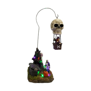 FG Square Halloween Village: Skull Balloon Ride sparkle-castle