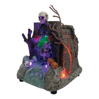 FG Square Halloween Village: Drainpipe Ghoul