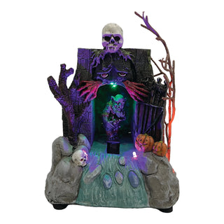 FG Square Halloween Village: Drainpipe Ghoul