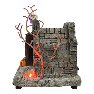 FG Square Halloween Village: Drainpipe Ghoul