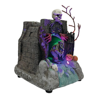 FG Square Halloween Village: Drainpipe Ghoul