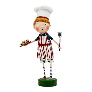 Lori Mitchell Summer Fun Collection: The Grill Master Figurine sparkle-castle