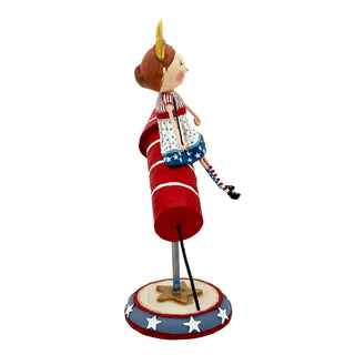 Lori Mitchell Summer Fun Collection: Liberty Takes Flight Figurine sparkle-castle