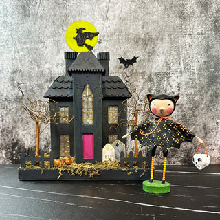 Lori Mitchell Halloween Collection: Bat Behavior Figurine sparkle-castle