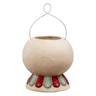 Johanna Parker by Bethany Lowe: Minty Beau Snow Glow Lantern Bucket sparkle-castle