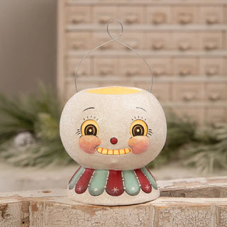 Johanna Parker by Bethany Lowe: Minty Beau Snow Glow Lantern Bucket sparkle-castle