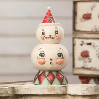 Johanna Parker by Bethany Lowe: Frosty Finial Stack Container sparkle-castle