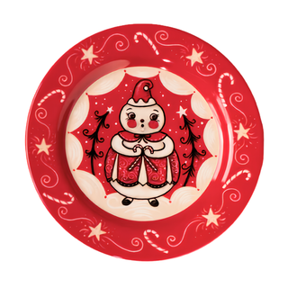 Johanna Parker by Bethany Lowe: Holiday Double Cane Conrad Plates