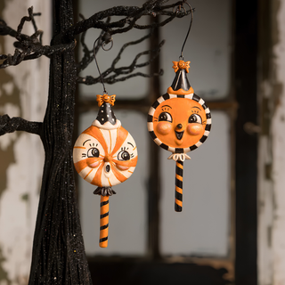 Johanna Parker by Bethany Lowe: Spooky Sweet Treat Ornaments, Set of 2