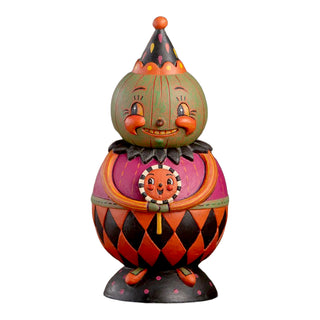 Johanna Parker by Bethany Lowe: Halloween Jackie Green-O-Ween Spooks Jar sparkle-castle