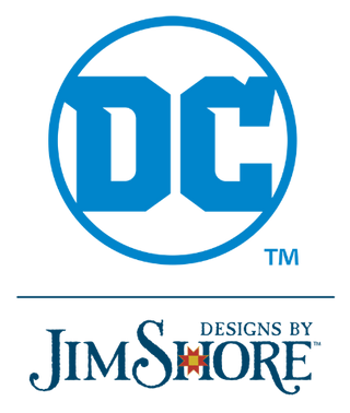 Sparkle Castle Jim Shore Detective Comics DC Collection Logo