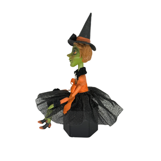 LeeAnne Kress by Bethany Lowe Halloween: Peneloope Witch Doll Figurine sparkle-castle