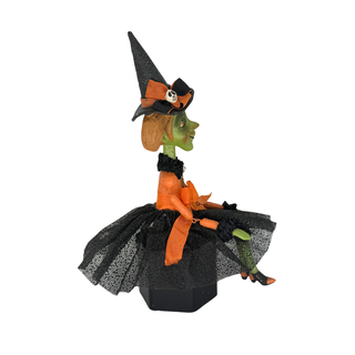 LeeAnne Kress by Bethany Lowe Halloween: Peneloope Witch Doll Figurine sparkle-castle