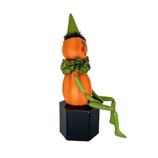 LeeAnne Kress by Bethany Lowe Halloween: Treats Party Pumpkin Head Figurine sparkle-castle