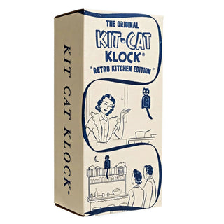 Kit-Cat Klock: Retro Pink Lady Kitchen Edition Clock sparkle-castle