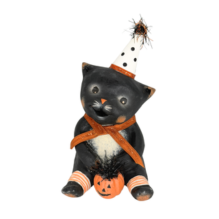 Michelle Allen by Bethany Lowe Halloween: Boots Party Kitty Figurine sparkle-castle
