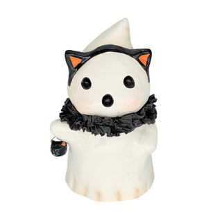 Michelle Allen by Bethany Lowe Halloween: Kitty Boo Ghost Figurine