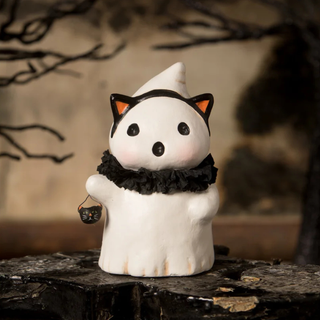 Michelle Allen by Bethany Lowe Halloween: Kitty Boo Ghost Figurine