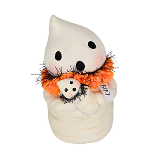 Michelle Allen by Bethany Lowe: Halloween Boo With Baby Figurine sparkle-castle