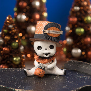 Bethany Lowe Halloween: Spooktacular Skelly Figurine sparkle-castle