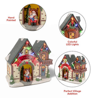 FG Square Christmas Village: Santa's Workshop sparkle-castle