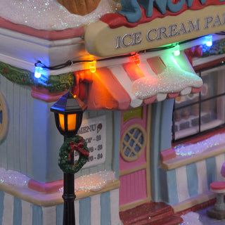 FG Square Christmas Village: Snowy's Ice Cream Parlor sparkle-castle