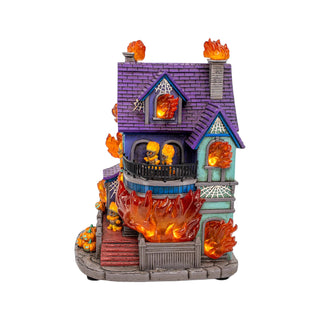 FG Square Halloween Village: Fire Demon Frenzy sparkle-castle