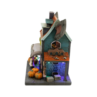 FG Square Halloween Village: Black Cat Bakery sparkle-castle