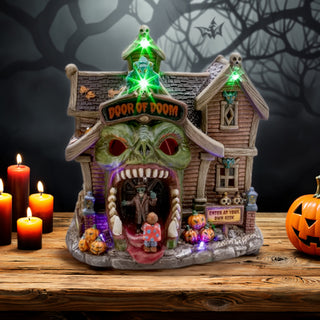 FG Square Halloween Village: Door of Doom
