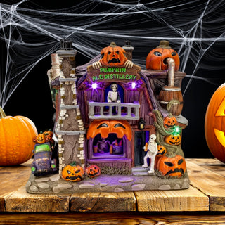 FG Square Halloween Village: Pumpkin Ale Distillery