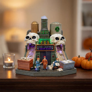 FG Square Halloween Village: Bone Crusher Cement Factor