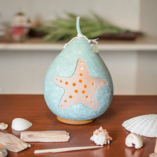 Meadowbrooke Gourds: Starfish Medium Lit Figurine sparkle-castle
