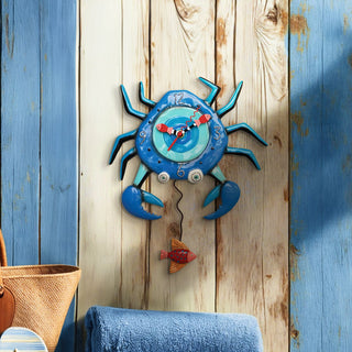 Allen Designs: Blue Crab Clock sparkle-castle
