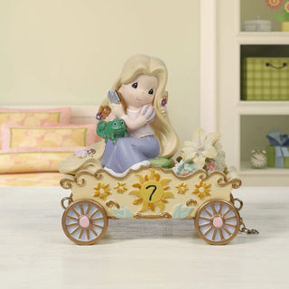 Precious Moments Disney: Birthday Parade Tangled Age 7 Figurine sparkle-castle