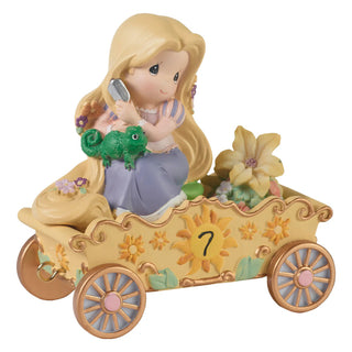 Precious Moments Disney: Birthday Parade Tangled Age 7 Figurine sparkle-castle