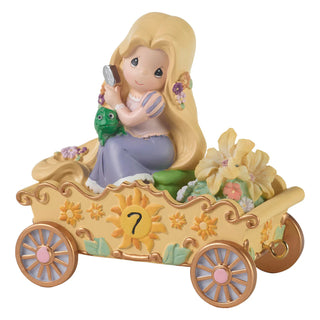 Precious Moments Disney: Birthday Parade Tangled Age 7 Figurine sparkle-castle