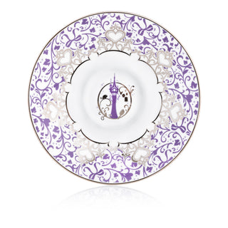 Disney English Ladies: Wedding Platinum Rapunzel Decorative Cup & Saucer sparkle-castle