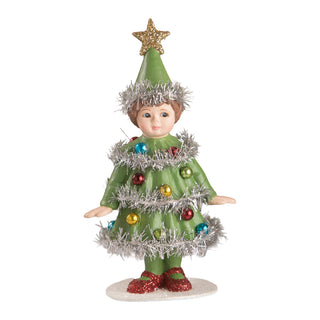 Bethany Lowe Christmas: O' Tannenbaum Tammy Figurine sparkle-castle