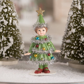 Bethany Lowe Christmas: O' Tannenbaum Tammy Figurine sparkle-castle