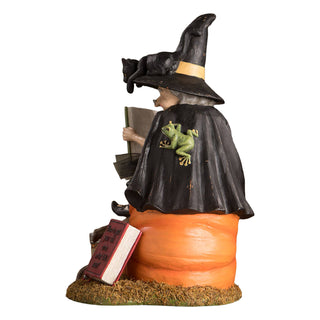 Bethany Lowe Halloween: How to Train Your Black Cat Figurine sparkle-castle