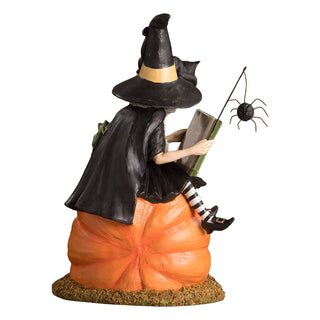 Bethany Lowe Halloween: How to Train Your Black Cat Figurine sparkle-castle