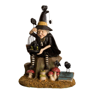 Bethany Lowe Halloween: Transformation Failure Witch Figurine sparkle-castle