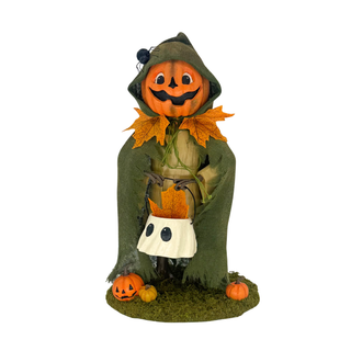 Bethany Lowe Halloween: Jolly Jack Pumpkin Figurine sparkle-castle